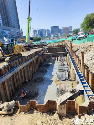 白浪河?xùn)|風(fēng)橋樁基施工圓滿結(jié)束，主體工程建設(shè)加速推進(jìn)